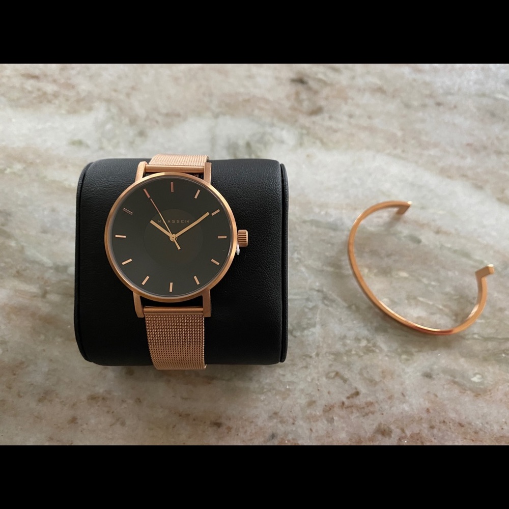 Klasse 14 Volare Dark Rose 36mm with Matching Cuff